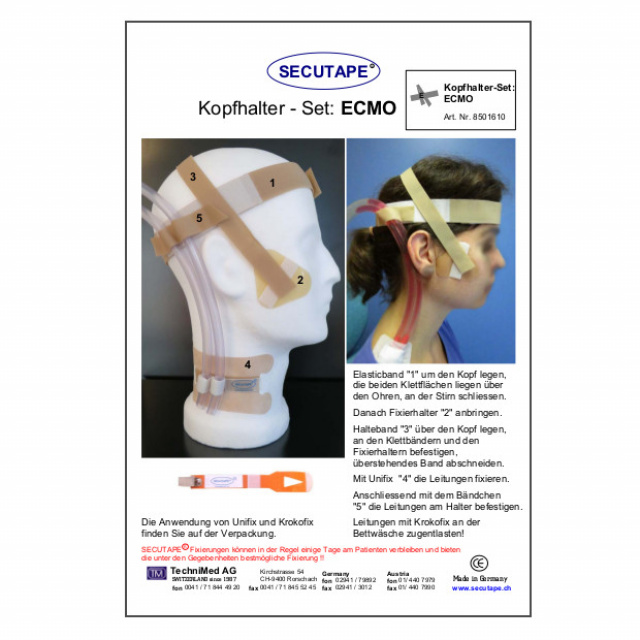 Head holder set ECMO